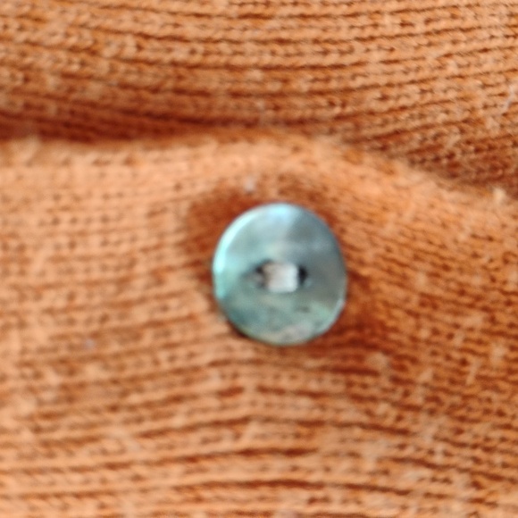 βοΈ Casual Corner Annex Plum Collared Button Up Long Sleeve Cardigan Sweater L - Picture 4 of 16